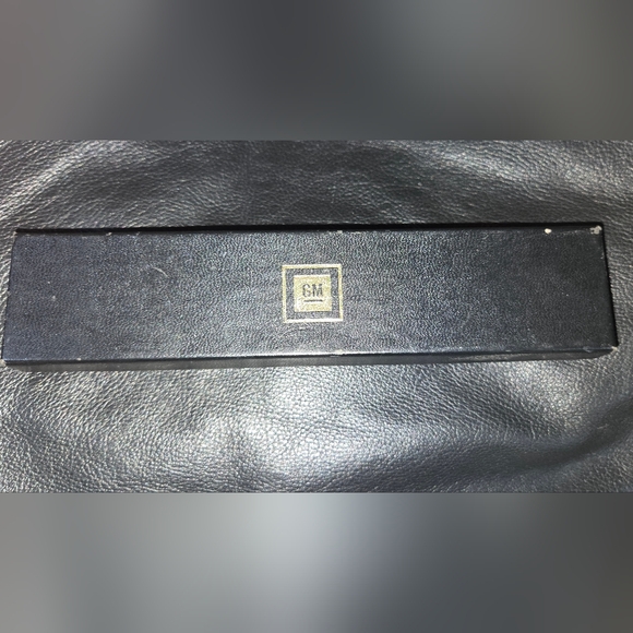 Sapphire 10k white gold charm & 12k rope bracelet GM motors 15year gift - Picture 10 of 11